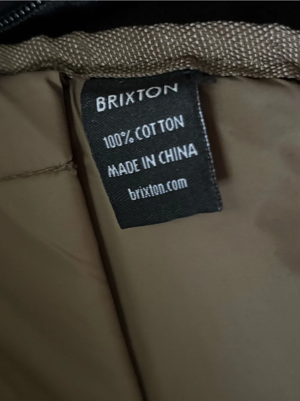 Brixton Men's Basin Black Backpack.